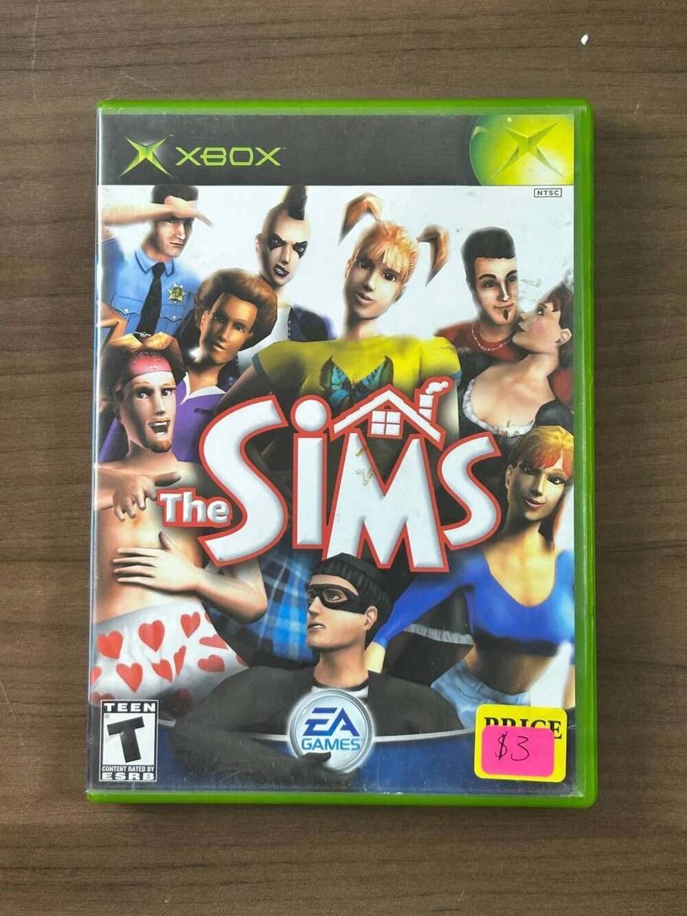 The Sims Microsoft Xbox 2003 NTSC EA Games Disc & Case No Manual